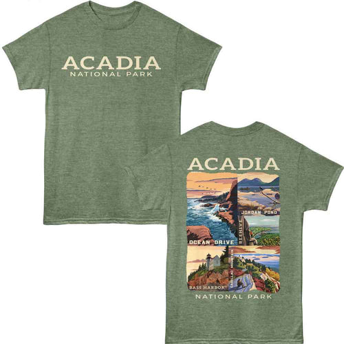Lantern Press T-Shirt - Acadia Locations