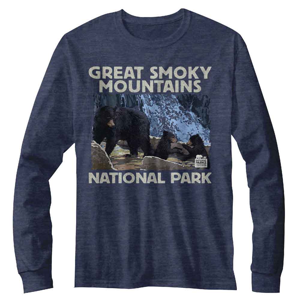 Lantern Press Npca Long Sleeve T-Shirt - Gsmnp Bear Family