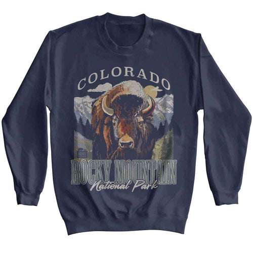 Lantern Press Npca Long Sleeve Sweatshirt - Colorado Bison