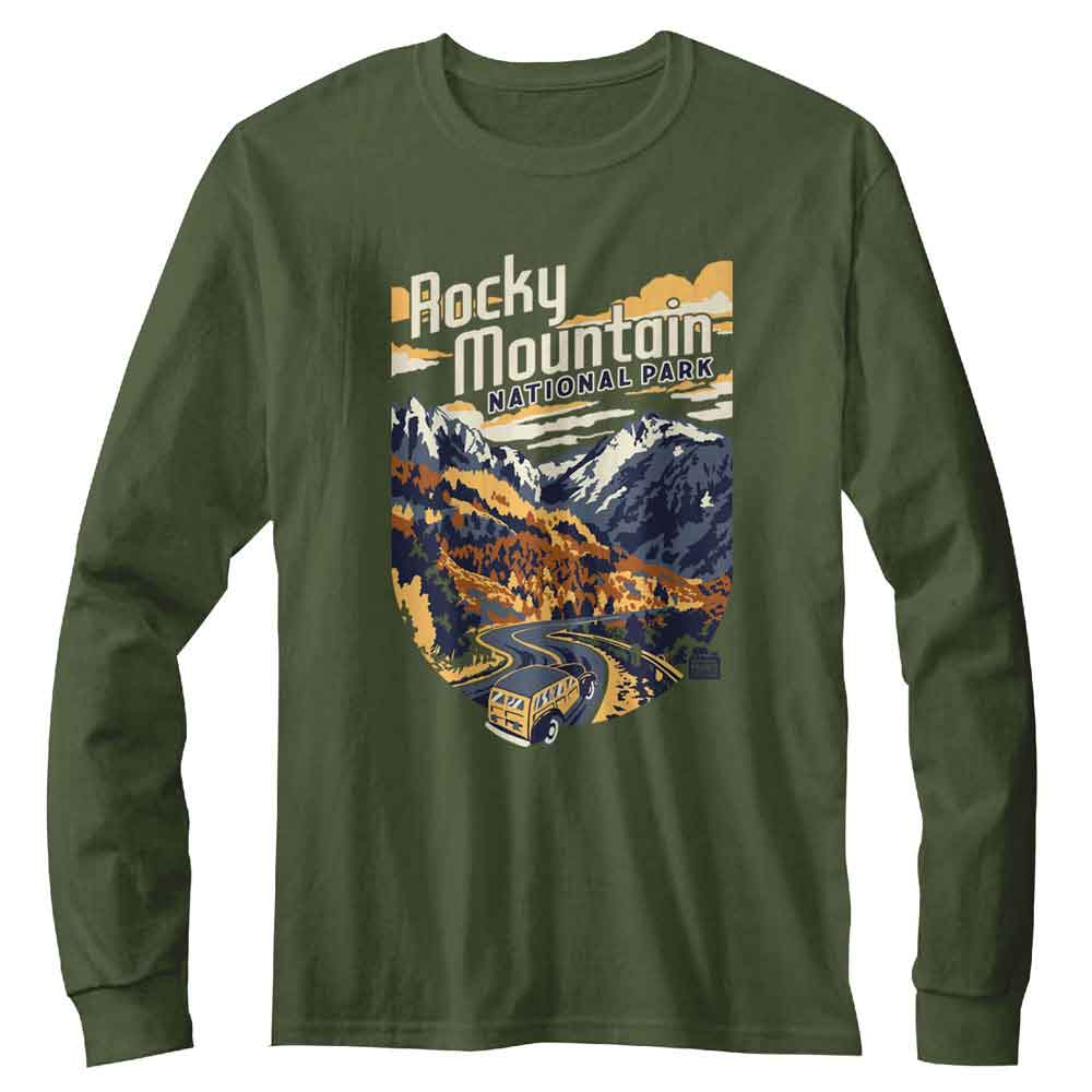 Lantern Press Npca Long Sleeve T-Shirt - Graphic Mountain Drive