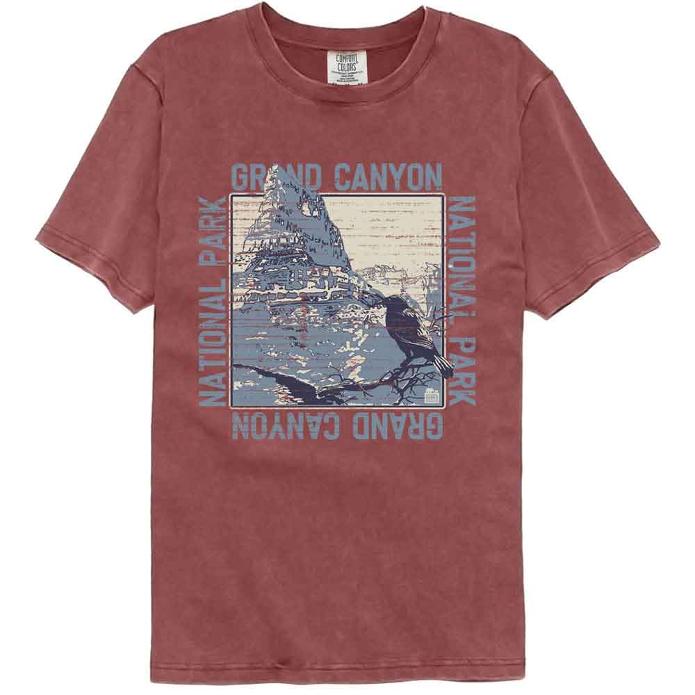 Lantern Press Npca Comfort Colors T-Shirt - Grand Canyon Bird