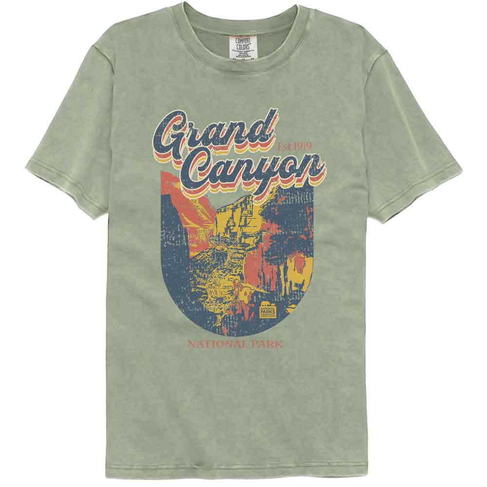 Lantern Press Npca Comfort Colors T-Shirt - Grand Canyon Est 1919