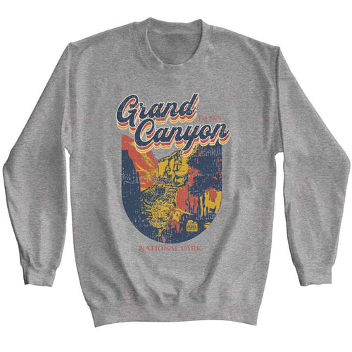 Lantern Press Npca Long Sleeve Sweatshirt - Grand Canyon Est 1919