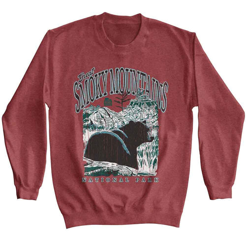 Lantern Press Npca Long Sleeve Sweatshirt - Smoky Mountain Bear
