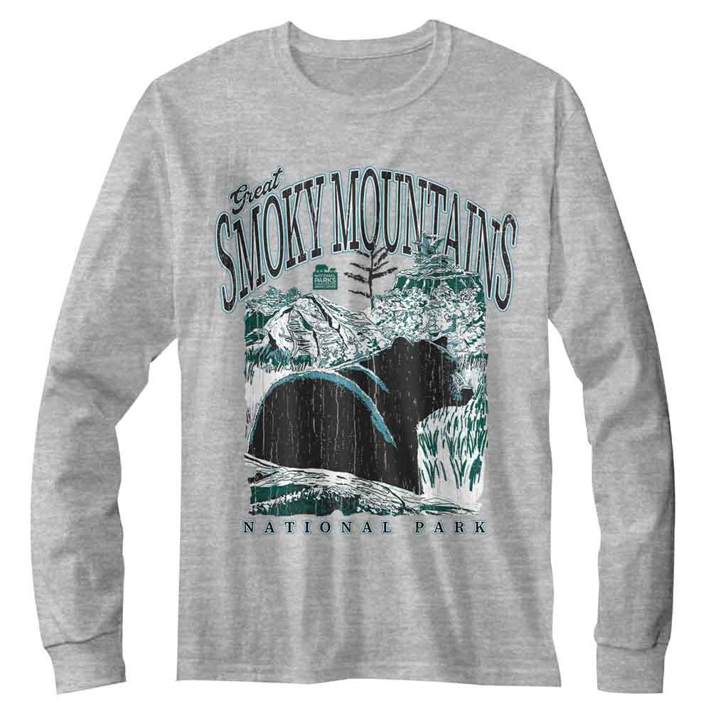 Lantern Press Npca Long Sleeve T-Shirt - Smoky Mountains Bear