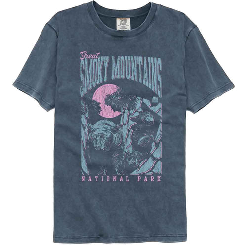 Lantern Press Npca Comfort Colors T-Shirt - Bear Family