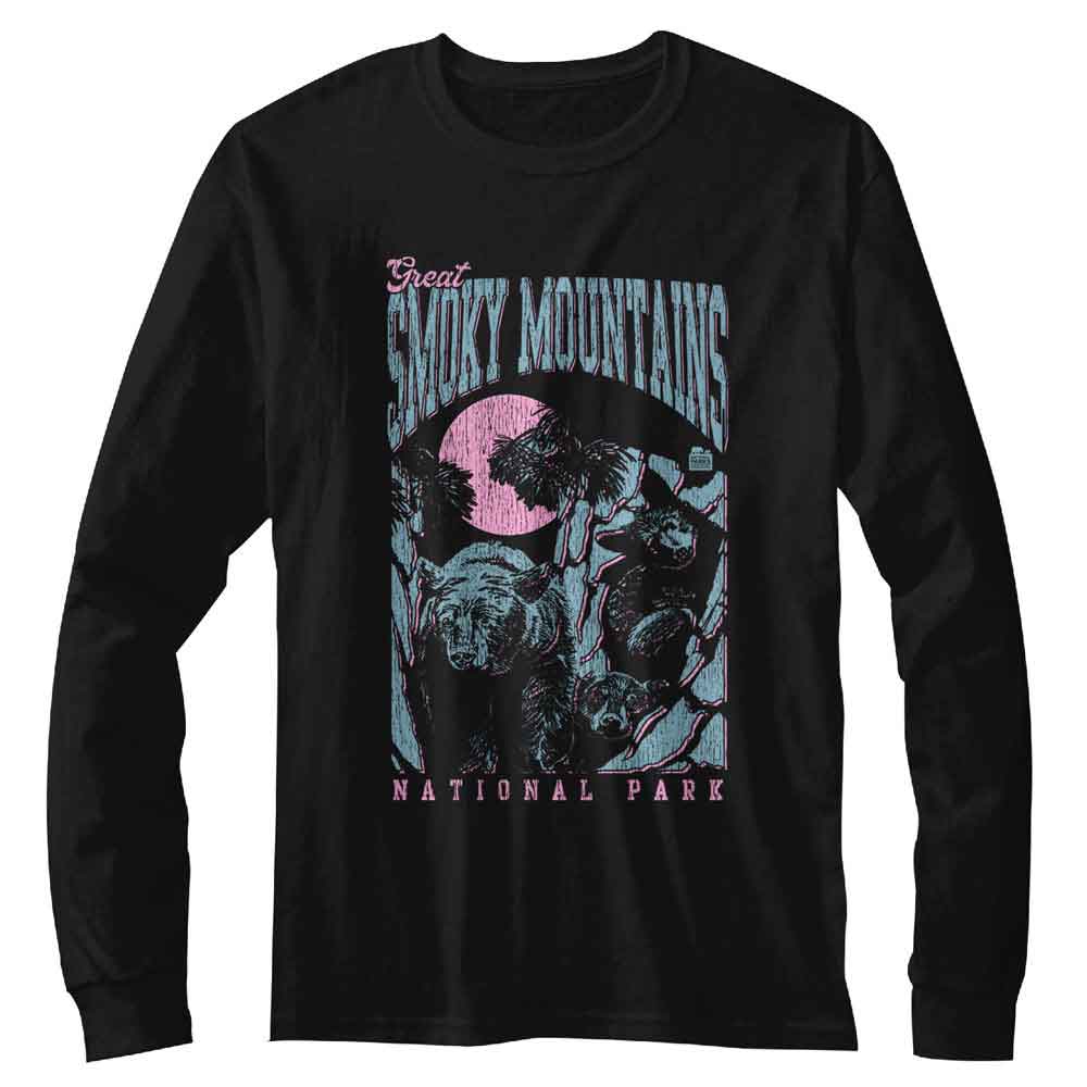 Lantern Press Npca Long Sleeve T-Shirt - Bear Family
