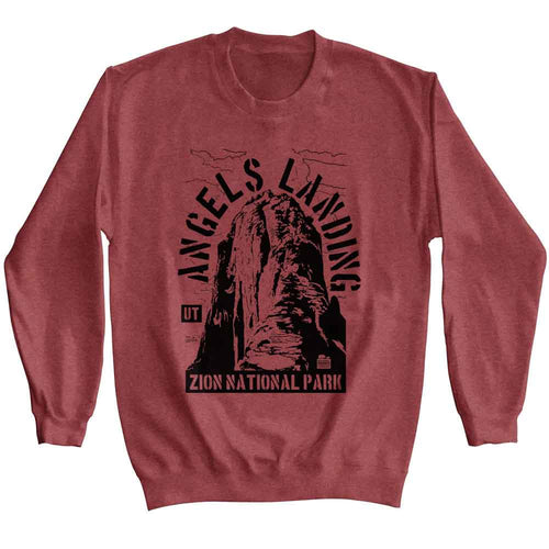 Lantern Press Npca Long Sleeve Sweatshirt - Angels Landing Ut
