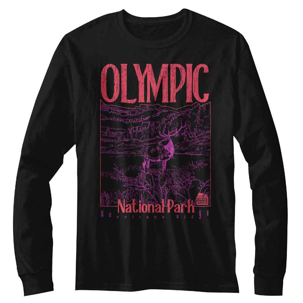 Lantern Press Npca Long Sleeve T-Shirt - Hurricane Ridge