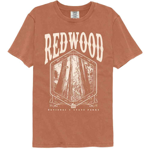 Lantern Press Npca Comfort Colors T-Shirt - Redwood Np Trees
