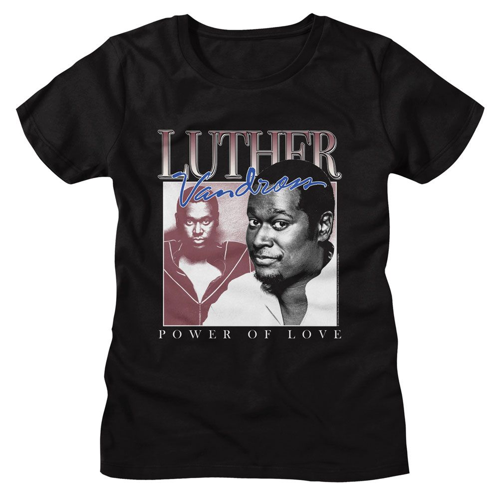 Luther Vandross Ladies T-Shirt - Power Of Love