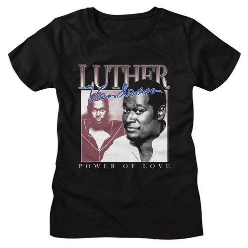 Luther Vandross Ladies T-Shirt - Power Of Love