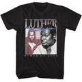 Black Luther Vandross t-shirt featuring Luther Vandross Power Of Love 1991 album design