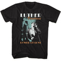 Black Luther Vandross t-shirt featuring Luther Vandross Singing On Stage design