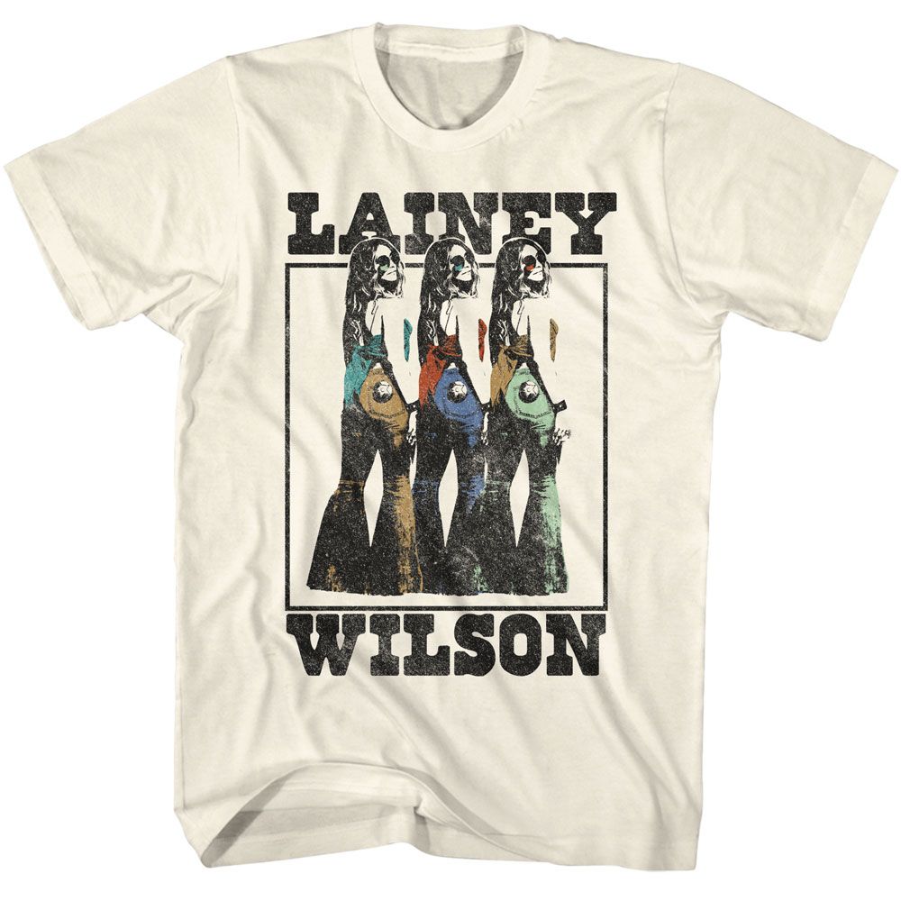 Natural Lainey Wilson t-shirt featuring Lainey Wilson Photo Repeat design