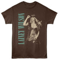 Dark chocolate Lainey Wilson t-shirt featuring Lainey Wilson Monotone Cowboy Hat design