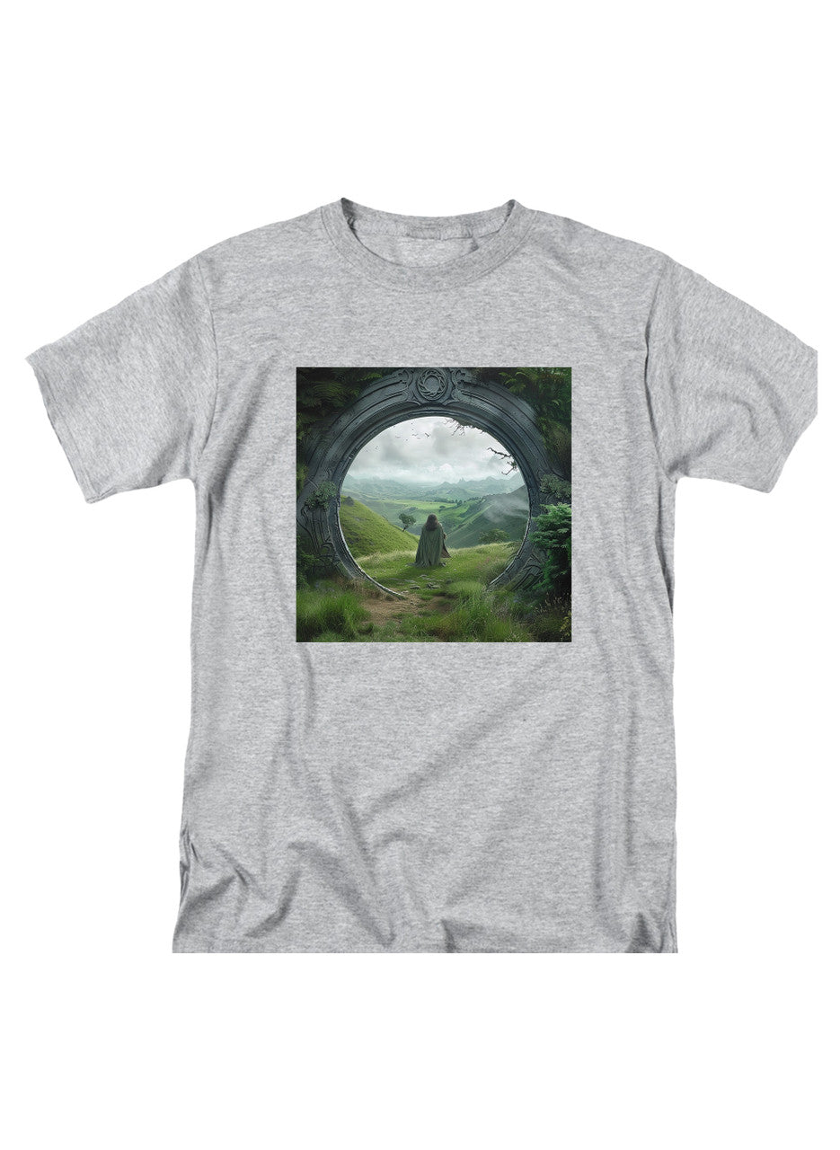 Gray Leaving Home T-Shirt