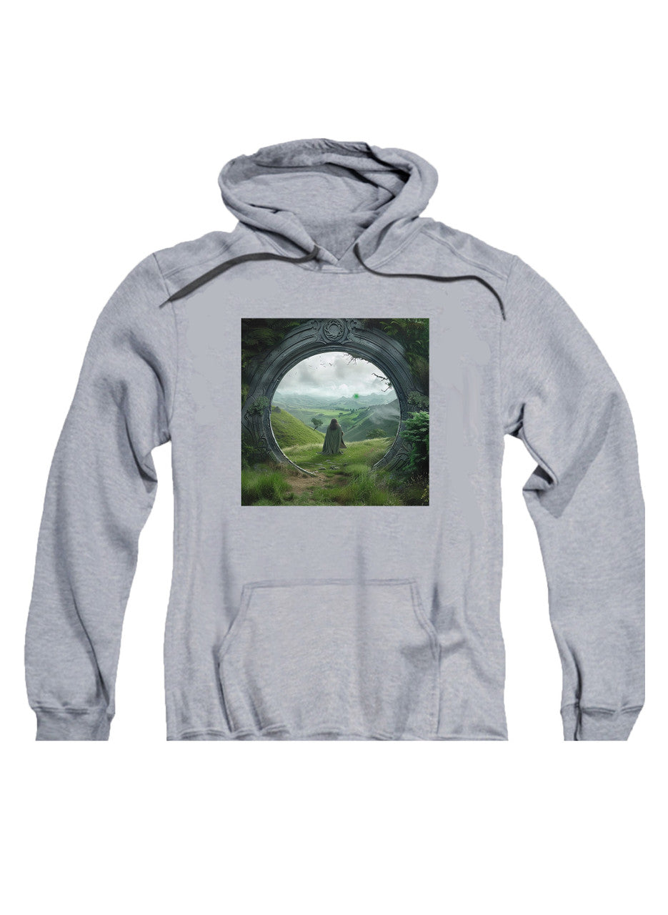 Gray Leaving Home Hoodie