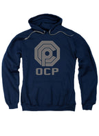 Navy Logo Abbreviated Hoodie