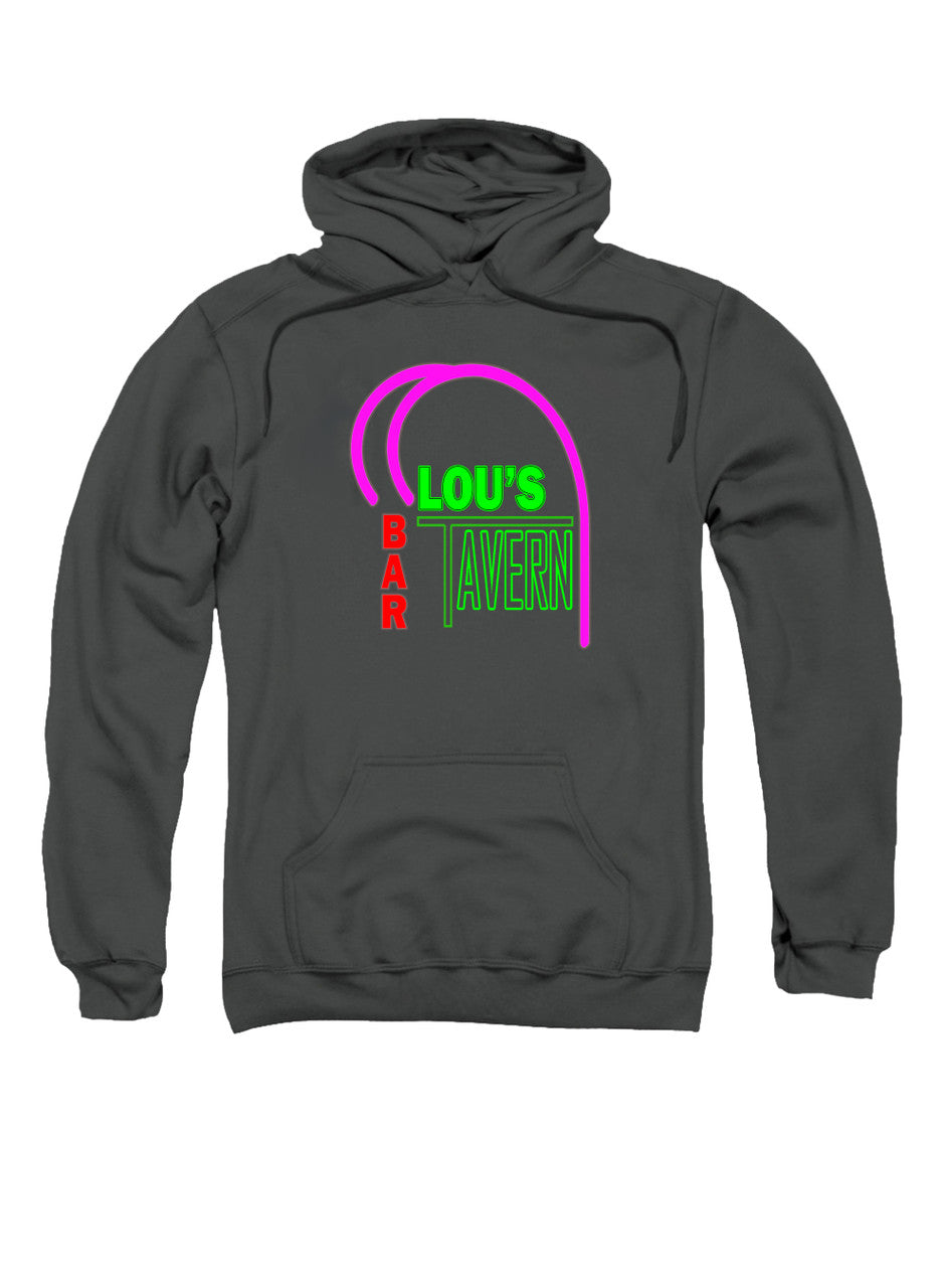 Charcoal Lou's Tavern Logo Hoodie