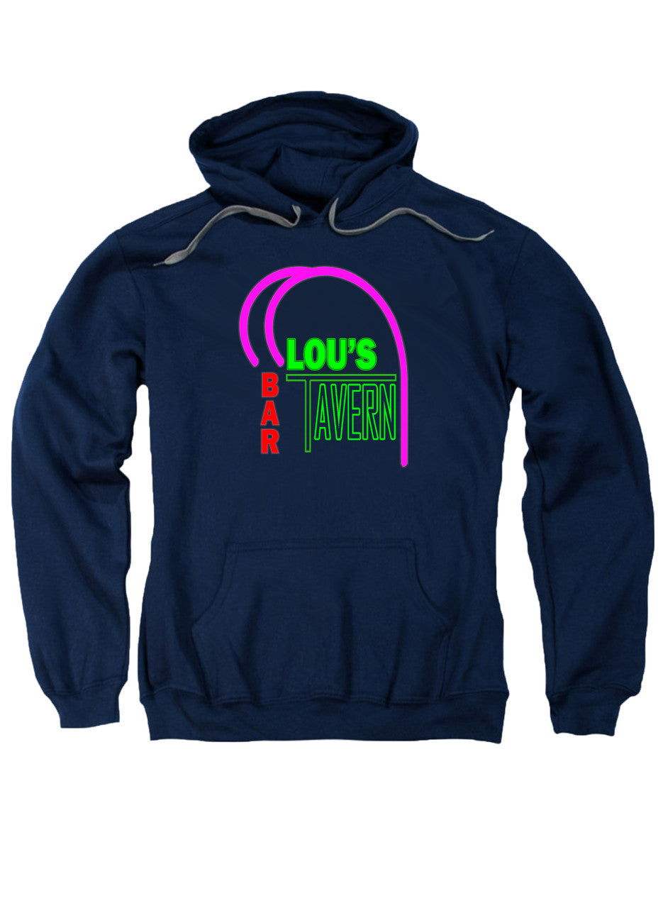 Navy Lou's Tavern Logo Hoodie