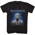 Black Iron Maiden t-shirt featuring Iron Maiden Mummy Eddie Powerslave design