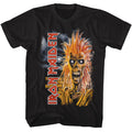 Black Iron Maiden t-shirt featuring Iron Maiden name design