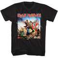 Black Iron Maiden t-shirt featuring Iron Maiden Trooper Square design