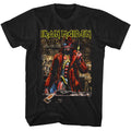 Black Iron Maiden t-shirt featuring Iron Maiden Somewhere In Time Sepia design