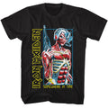 Black Iron Maiden t-shirt featuring Iron Maiden Somewhere In Time 1986 album design