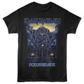 Black Iron Maiden t-shirt featuring Iron Maiden Powerslave 1984 album design