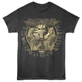 Smoke gray Iron Maiden t-shirt featuring Iron Maiden Hieroglyphics design
