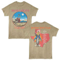 Khaki Heather Iron Maiden t-shirt featuring a Texas 1982 F&B design