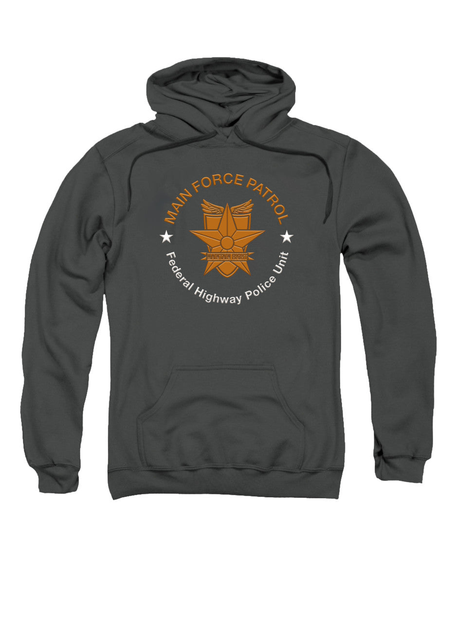 Charcoal Main Force Patrol Metallic Logo Hoodie