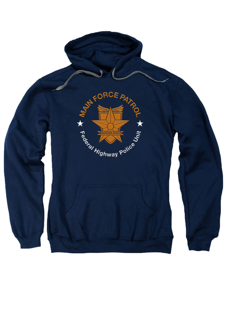 Navy Main Force Patrol Metallic Logo Hoodie
