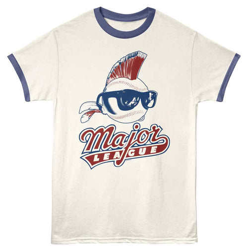 Major League Ringer T-Shirt - Logo And Ball