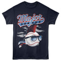 Navy Major League t-shirt featuring Major League Baseball design