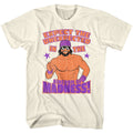 Natural Macho Man t-shirt featuring Macho Man Expect The Unexpected design