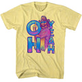Yellow heather Macho Man t-shirt featuring Macho Man Oh Yeah design