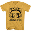 Ginger Macho Man t-shirt featuring Macho Man Name And Glasses design