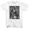 White Macho Man t-shirt featuring Macho Man Black And White design