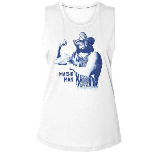 Macho Man Ladies Muscle Tank - Mono Macho