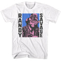 White Macho Man t-shirt featuring Macho Man Randy Savage design