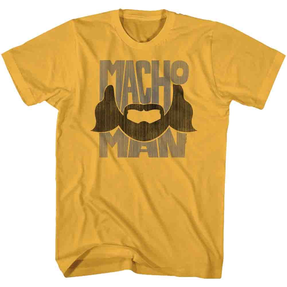 Ginger Macho Man t-shirt featuring Macho Man Beard Words design