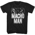 Black Macho Man t-shirt featuring Macho Man Redo design