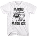 White Macho Man t-shirt featuring Macho Man Diggit design