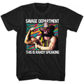 Black Macho Man t-shirt featuring Macho Man Savage Dept design
