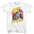 White Macho Man t-shirt featuring Macho Man Macho Mania design