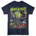 Navy Mars Attacks! t-shirt featuring a Invasion Begins Comic Panels design