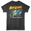 Smoke gray Mars Attacks! t-shirt featuring a Martians Approaching design